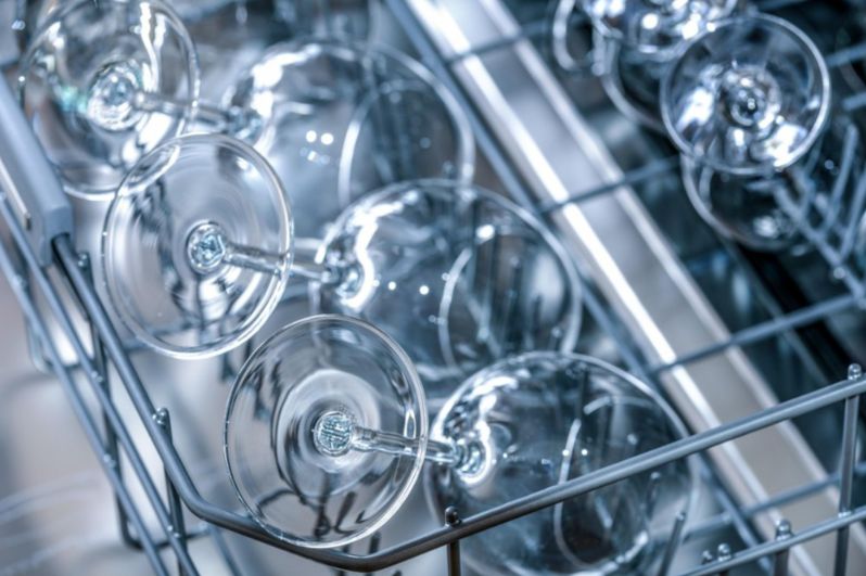 Glass bottles containing beverages