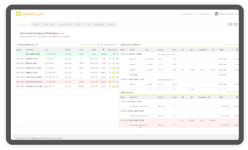 EMR Dashboard