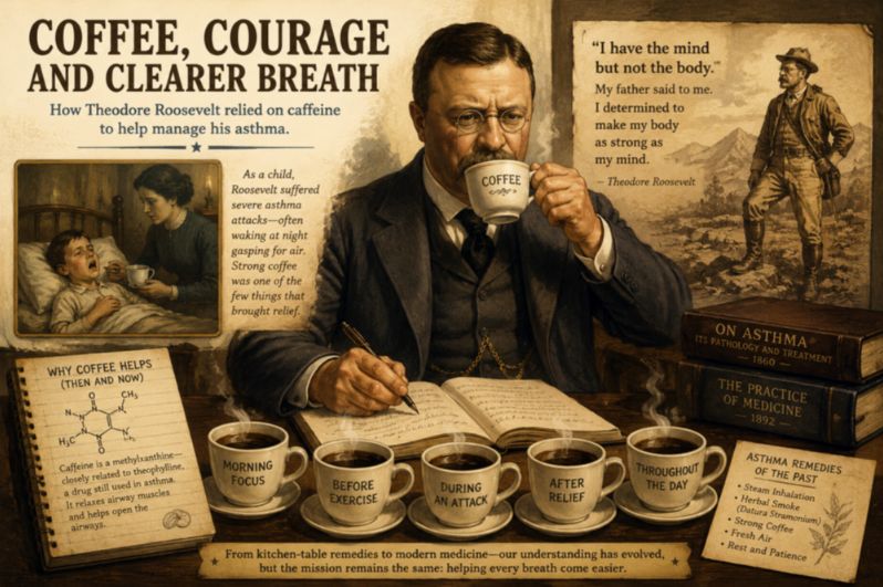 Caffeine, Cigarettes, and a President: The Wild History of Asthma Before Inhalers