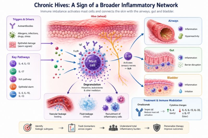 Chronic Hives May Be a Window Into a Larger Inflammatory Disorder