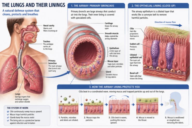 The Airway's Early Warning System: How the Lining of Your Lungs Decides Whether You Stay Healthy, or Develop Asthma