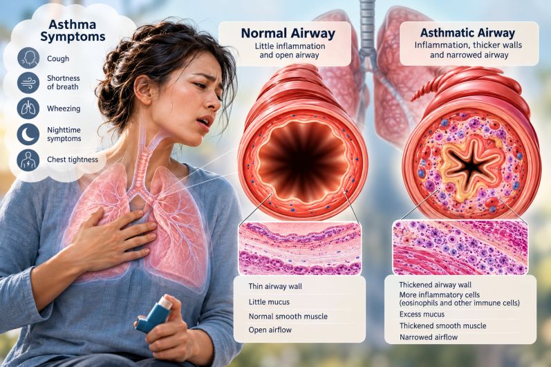 In Asthma, How You Feel May Not Reveal What Is Happening in Your Lungs
